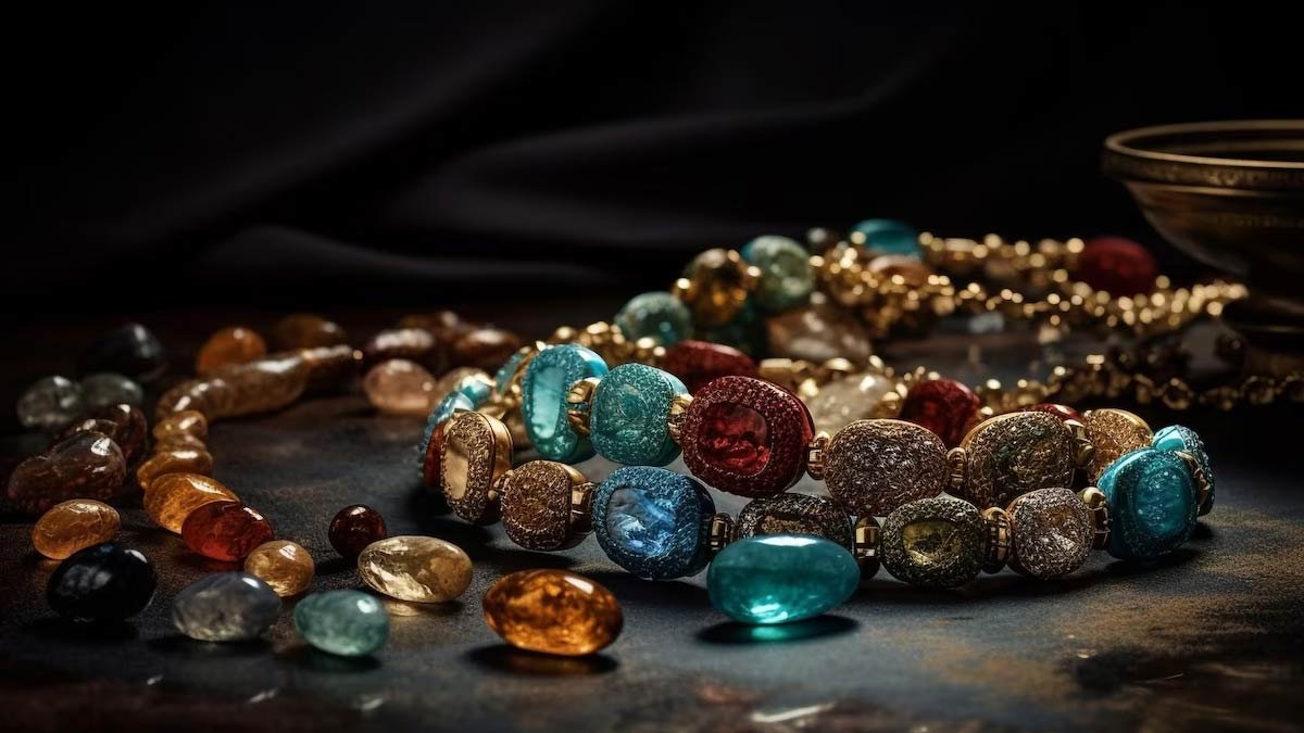 Gold-Gemstones